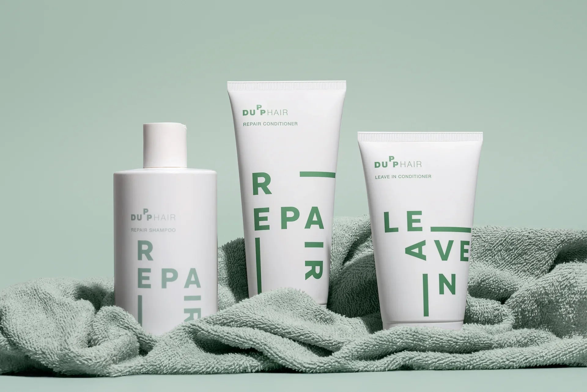 DUPP Hair Care Collection — vegan haarverzorging voor dagelijkse reiniging, volume én herstel