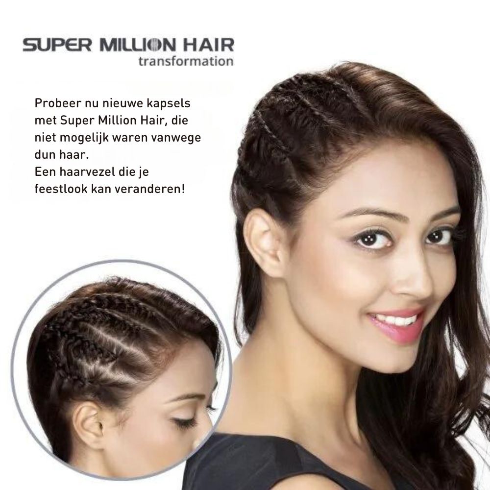 Super Million Hair 10 gram - lichtbruin no 3