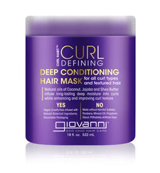 Giovanni Cosmetics – Curl Habit Curl Defining Deep Conditioning Hair Mask – 295 ml