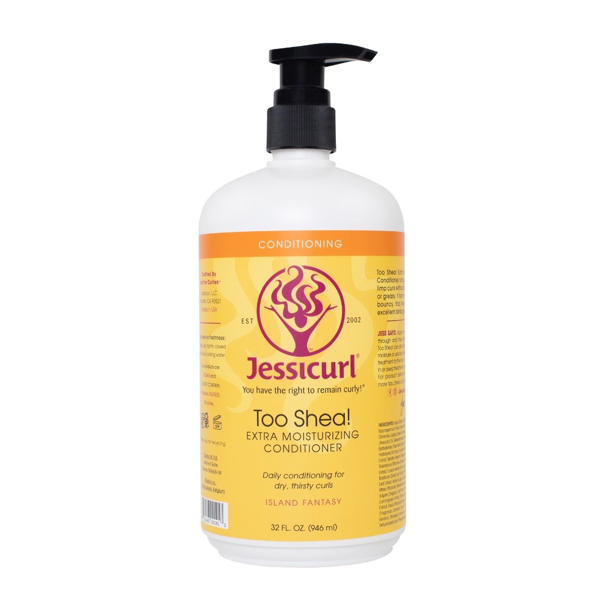 JessiCurl - Too Shea! Extra Moisturizing Conditioner - Island Fantasy - 8 oz. / 236 ml