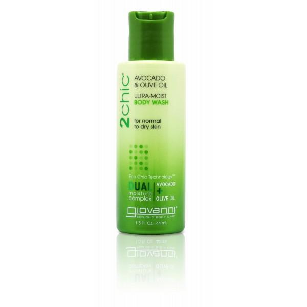 GC - 2chic - Ultra-Moist Body Wash with Avocado & Olive Oil (Travel) 44 ml