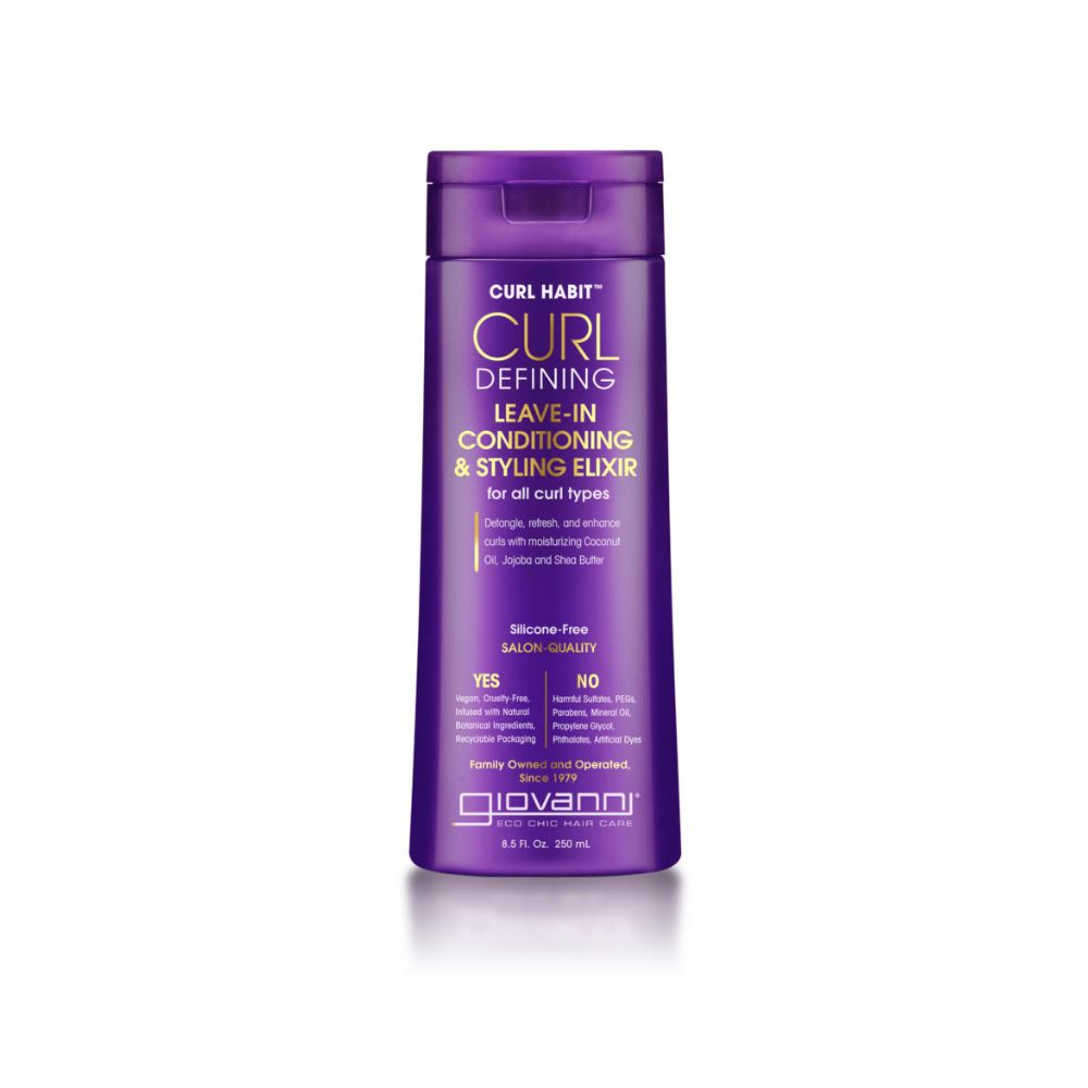 Giovanni Cosmetics – Curl Habit Curl Defining Leave-In Conditioning & Styling Elixir – 250 ml