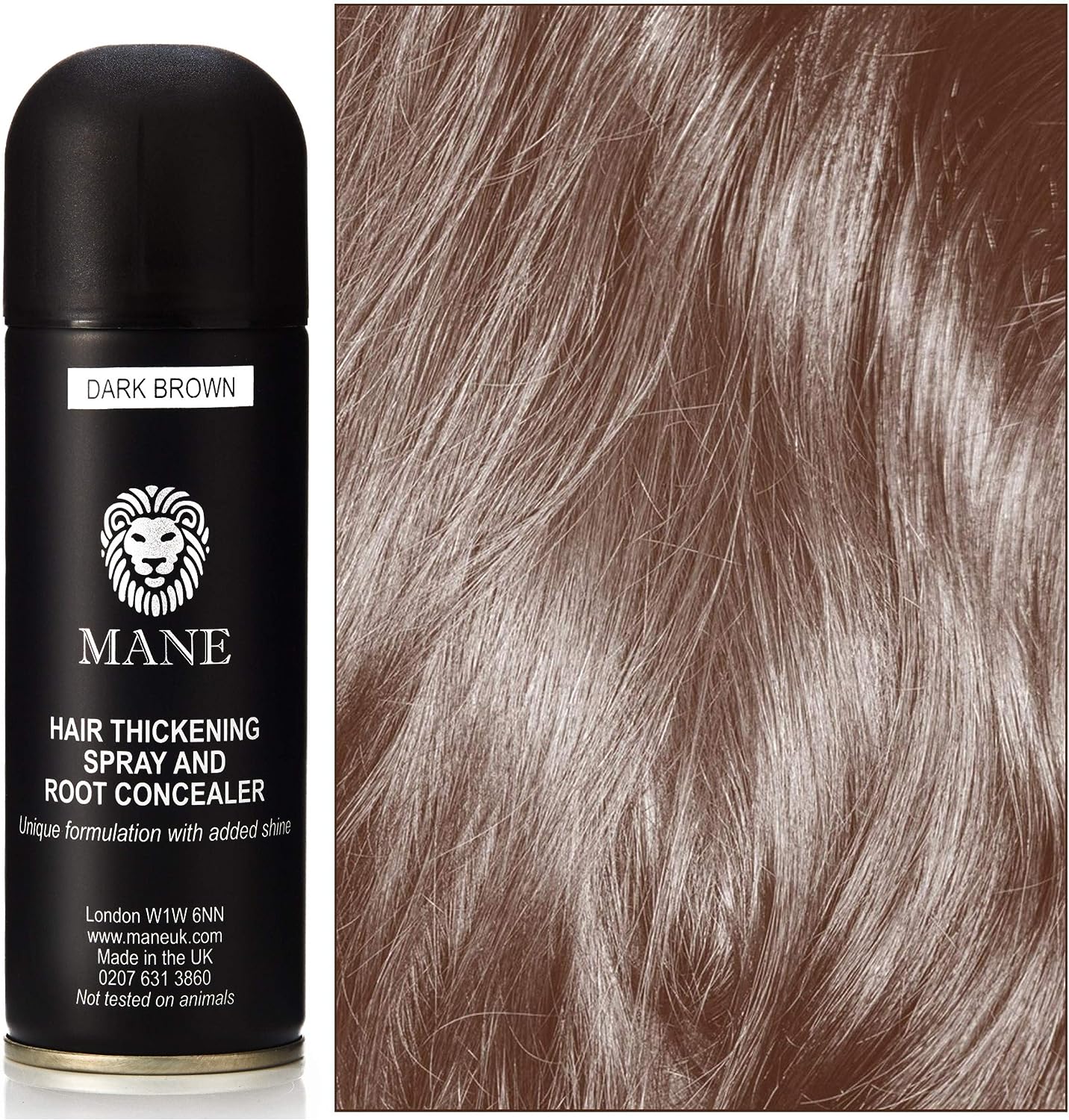 Mähnenhaar-Verdichtungsspray & Ansatz-Concealer, Reiseversion, 100 ml