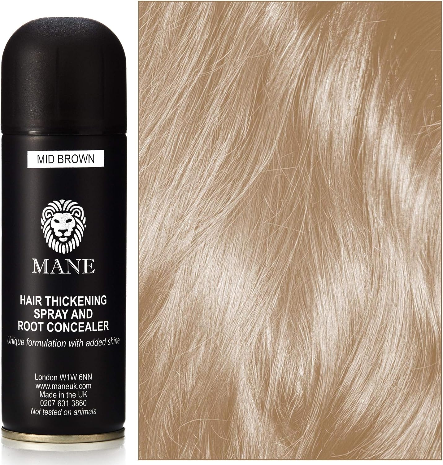 Mähnenhaar-Verdichtungsspray & Ansatz-Concealer, Reiseversion, 100 ml