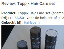 review toppik hair care