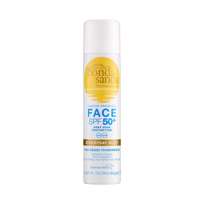 Bondi Sands Everyday Face Mist SPF50+ Fragrance Free - 79 ml