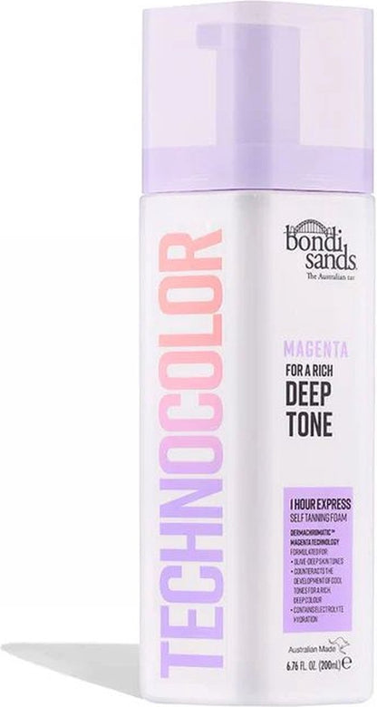 Bondi Sands Technocolor 1 Hour Express Selbstbräunungsschaum – Magenta – 200 ml