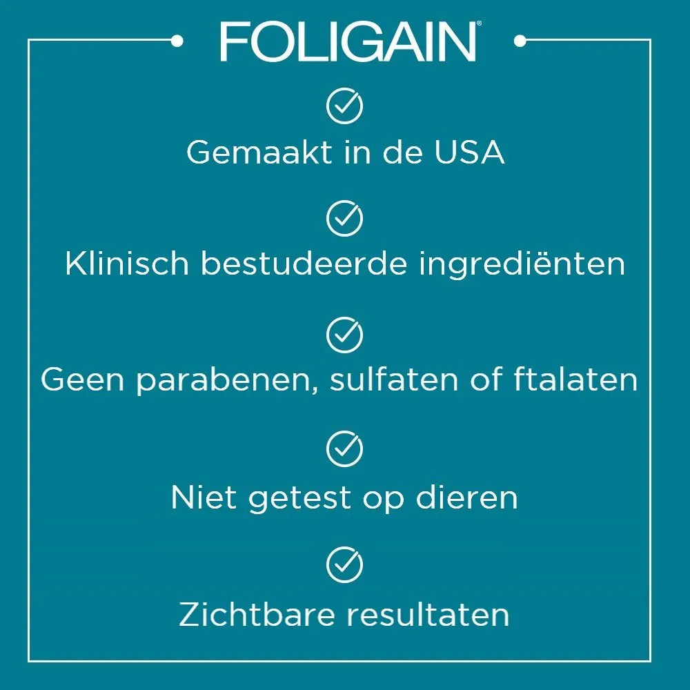 FOLIGAIN Haarpflegeset Mann - Shampoo + Spülung - (2x 473 ml)