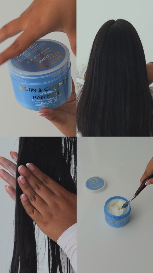 Giovanni Cosmetics – Wiederherstellende Haarmaske mit Biotin und Kollagen