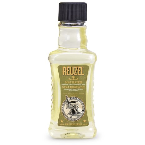 Reuzel 3-N-1 Tea Tree Shampoo, Conditioner & Body Wash