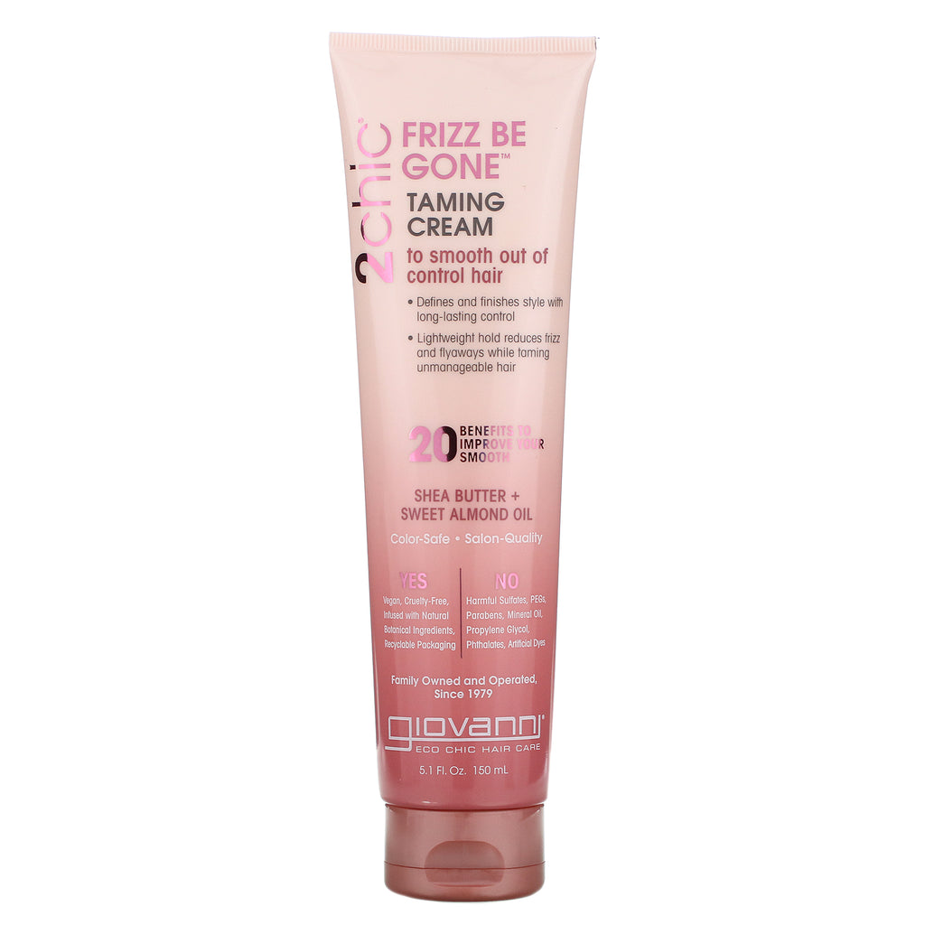 Giovanni Cosmetics - 2chic® - Frizz Be Gone Shea Butter &amp; Sweet Almond Oil Taming Cream 150 ml