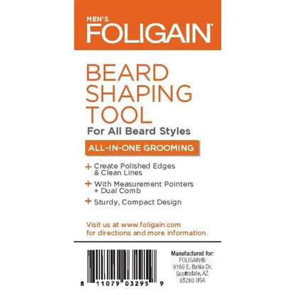 FOLIGAIN® Baard Shaping Tool voor alle Baardstijlen