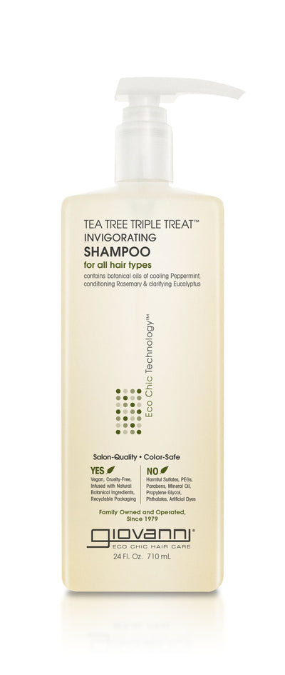 Giovanni Cosmetics – Tea Tree Triple Treat Belebendes Shampoo