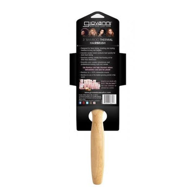 Giovanni Cosmetics - 3" Bamboo Thermal Hairbrush Ceramic-Coated Barrel