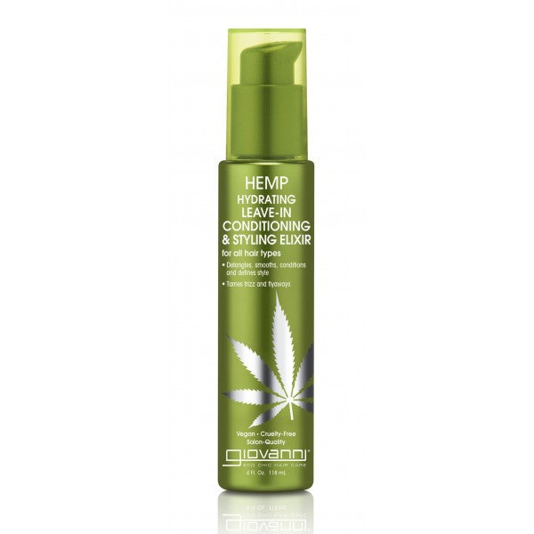 Giovanni Cosmetics - Hanf Feuchtigkeitsspendendes Leave-In Conditioning &amp; Styling Elixier 118 ml