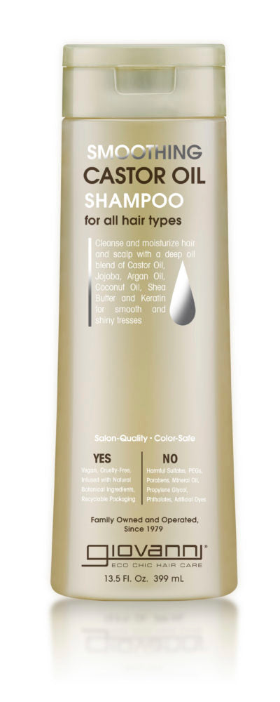 Giovanni Cosmetics - Glättendes Rizinusöl-Shampoo