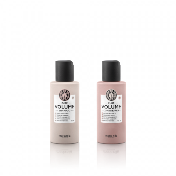 Maria Nila Pure Volume Travel Set (Shampoo + Conditioner)