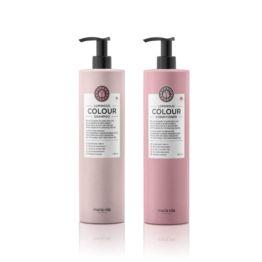 Maria Nila Luminous Colour XL Care Set (Shampoo + Conditioner)