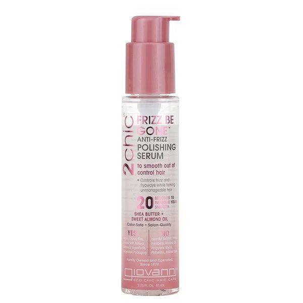 Giovanni Cosmetics - 2chic® - Frizz Be Gone Sheabutter und Süßmandelöl Anti-Frizz-Polierserum 81 ml