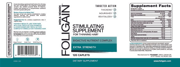 Foligain-Ergänzungsmittel für das Haarwachstum