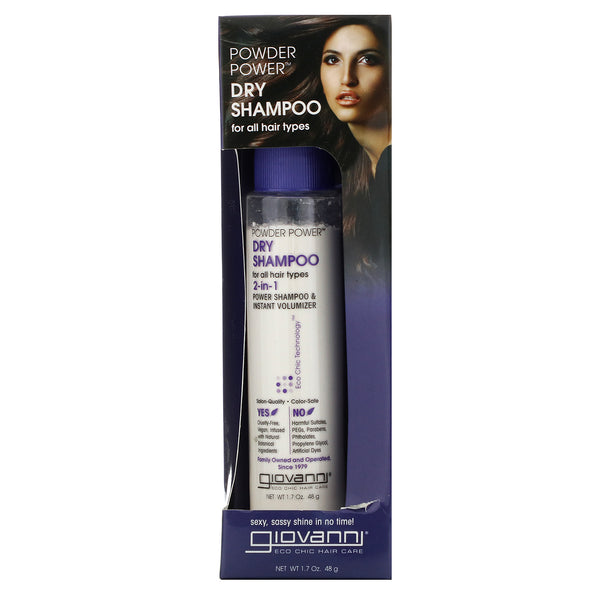 Giovanni Cosmetics – Powder Power Trockenshampoo für alle Haartypen – 48 Gramm