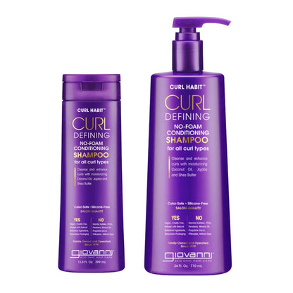 Giovanni Cosmetics – Curl Habit Curl Defining NO-FOAM Conditioning Shampoo