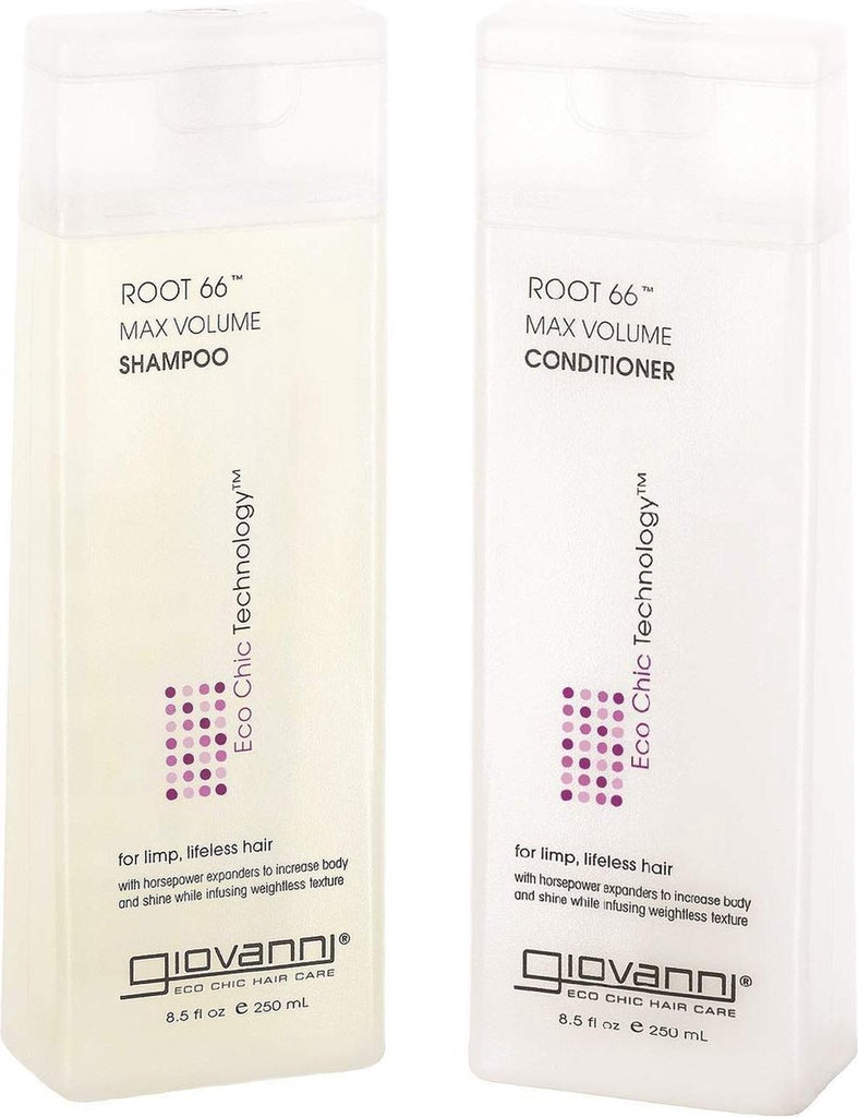 Giovanni Cosmetics Root 66 Haarpflegeset – Shampoo &amp; Spülung für schlaffes, dünnes, lebloses Haar