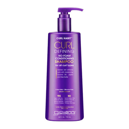 Giovanni Cosmetics – Curl Habit Curl Defining NO-FOAM Conditioning Shampoo