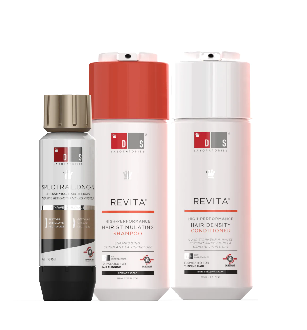 Haarausfall-Set für Männer (Revita-Shampoo + Conditioner + DNC-N)