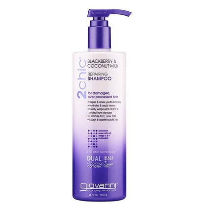 Giovanni Cosmetics – 2chic® – Reparierendes Shampoo mit Brombeere und Kokosmilch