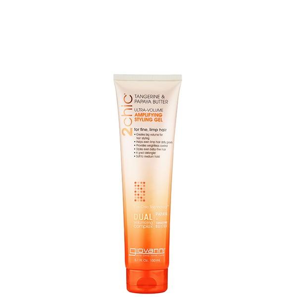 Giovanni Cosmetics - 2chic® - Ultra-Volume Amplifying Styling Gel with Tangerine & Papaya Butter 150 ml