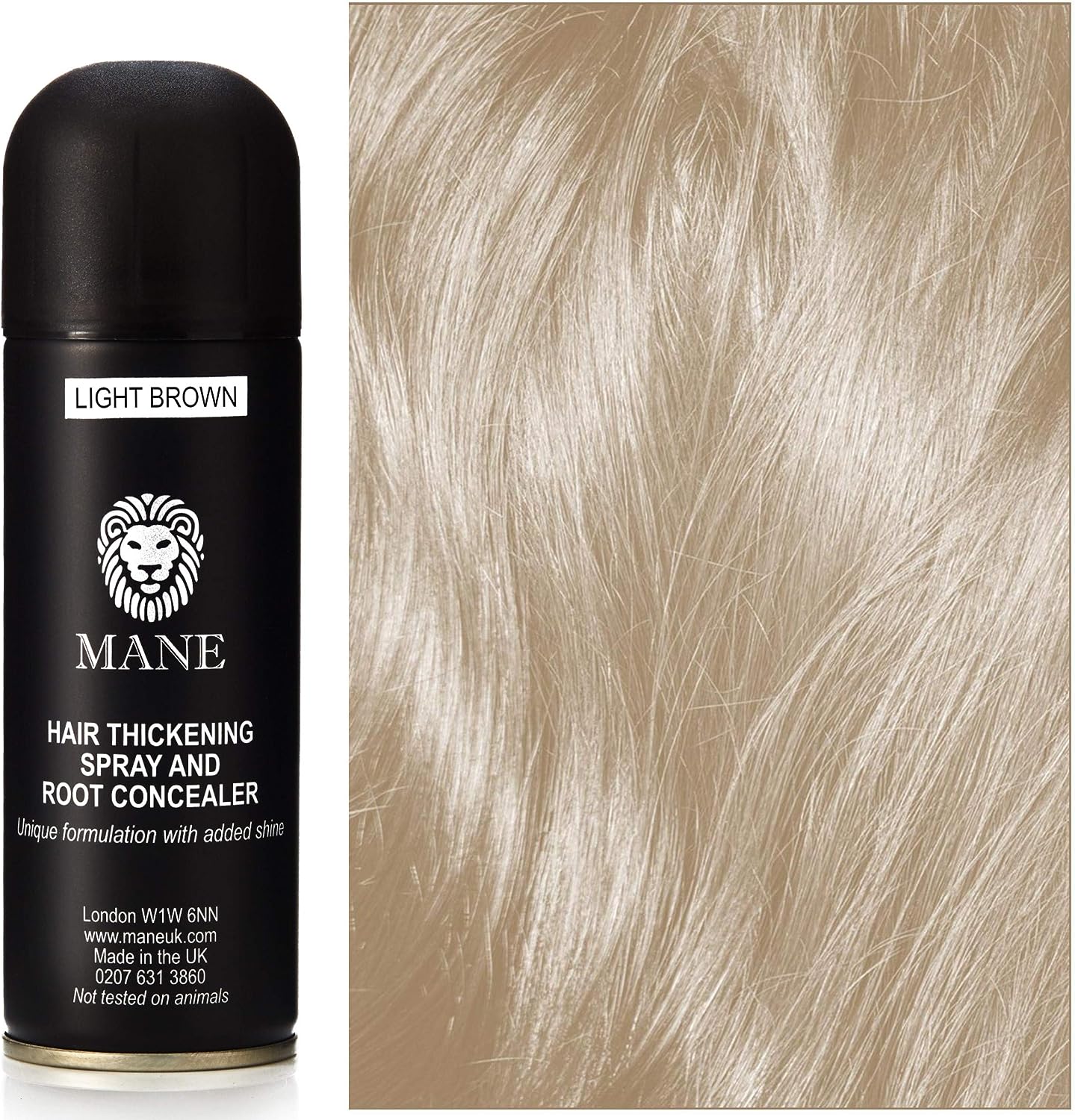 Mane Haarverdichtungsspray und Ansatz-Concealer, 200 ml