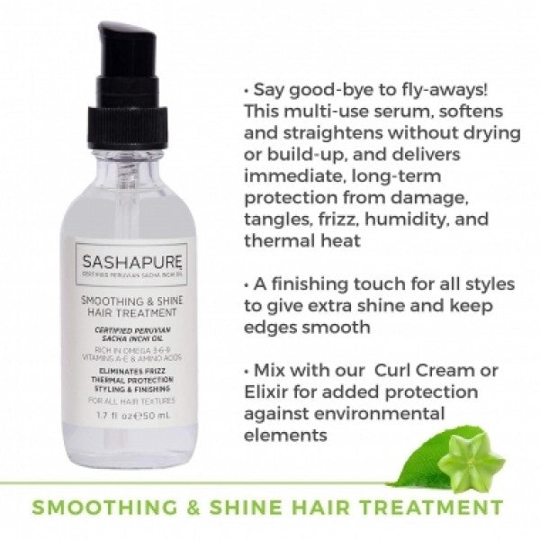 Sashapure Smoothing &amp; Shine Haarkur 50 ml